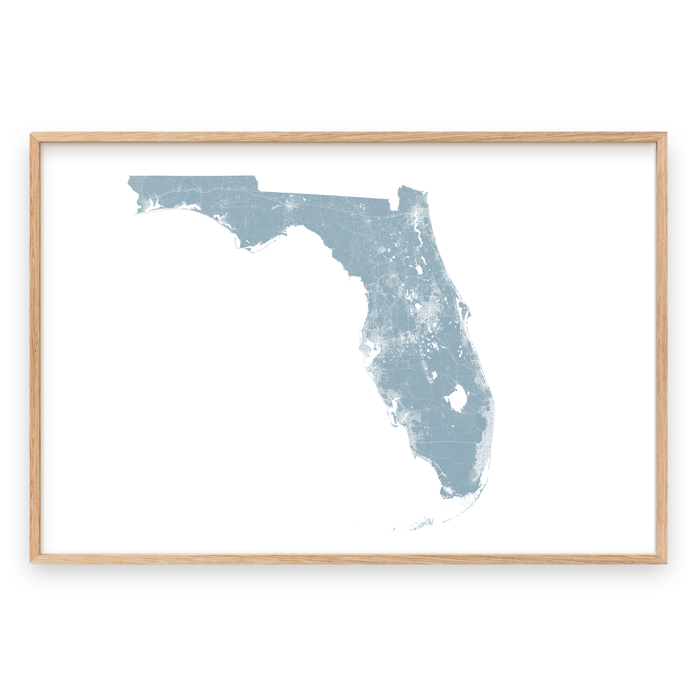 Florida Map Print VirtualMap