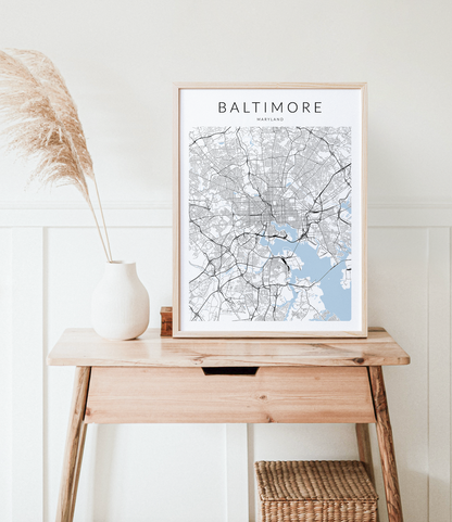 Baltimore Map Print