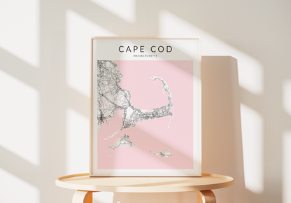 cape cod map home interior