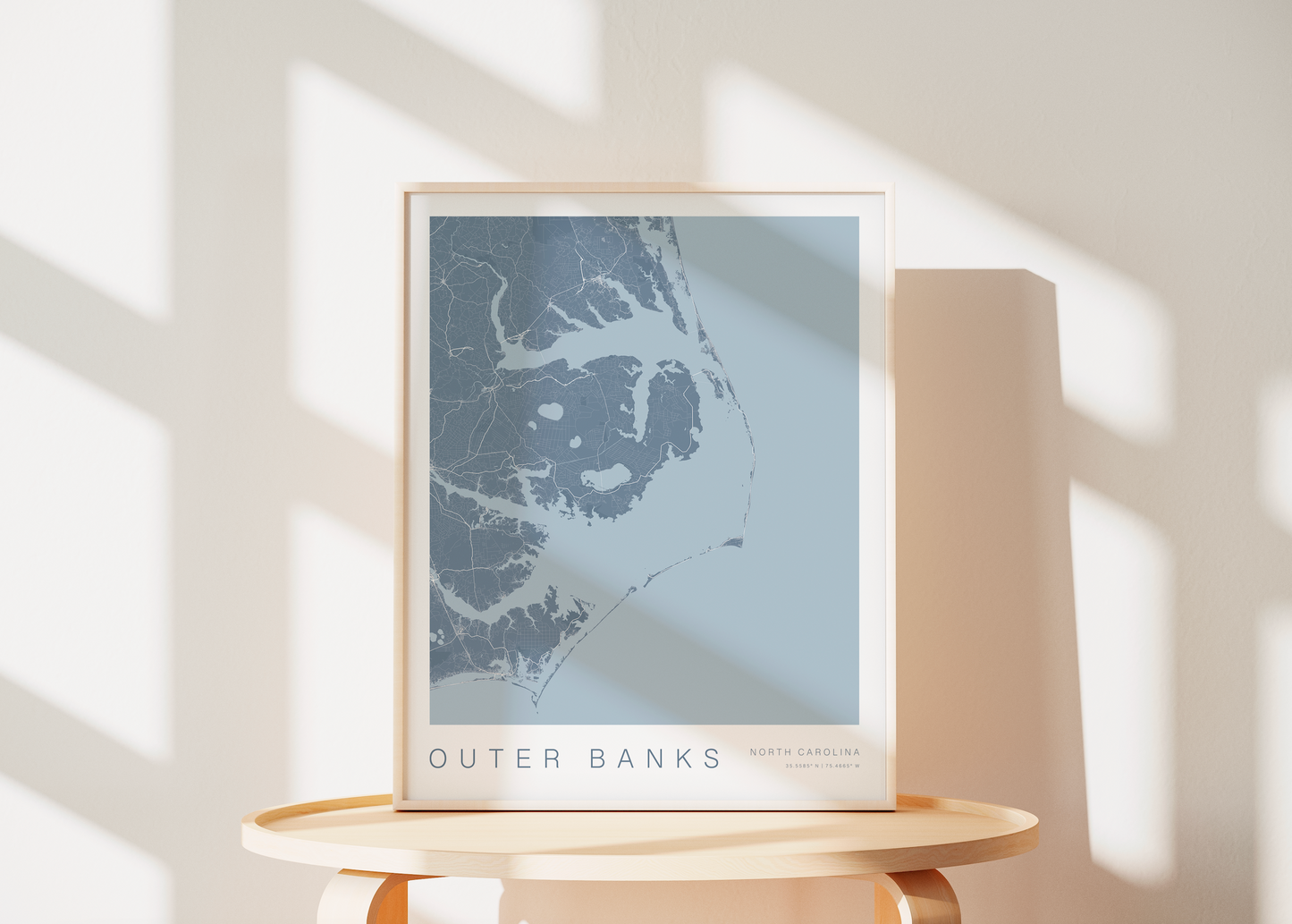 Outer Banks Map Print