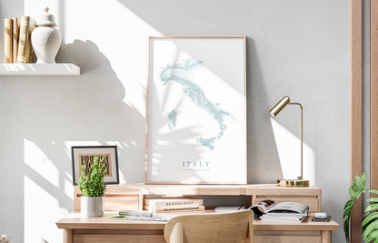 Italy Map Print