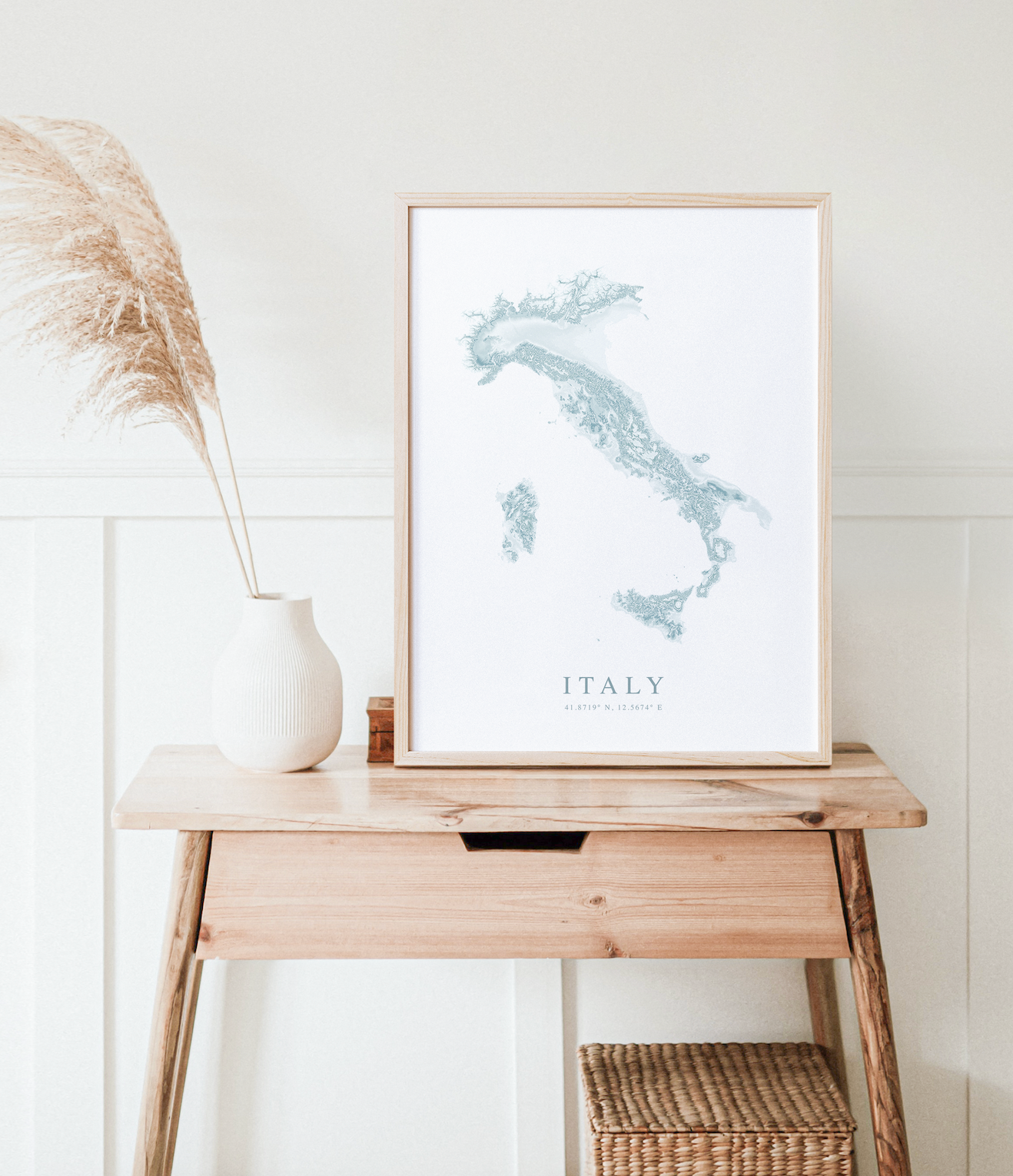 Italy Map Print