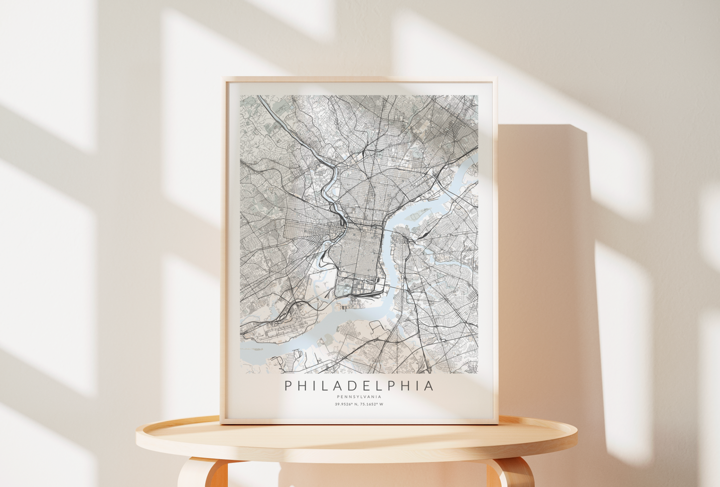 Philadelphia Map Print