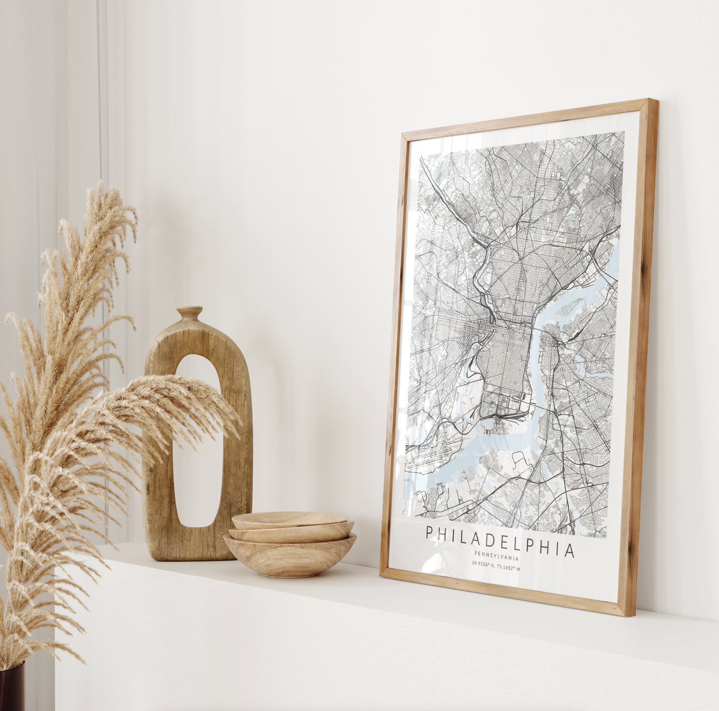 Philadelphia Map Print