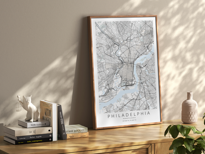 Philadelphia Map Print