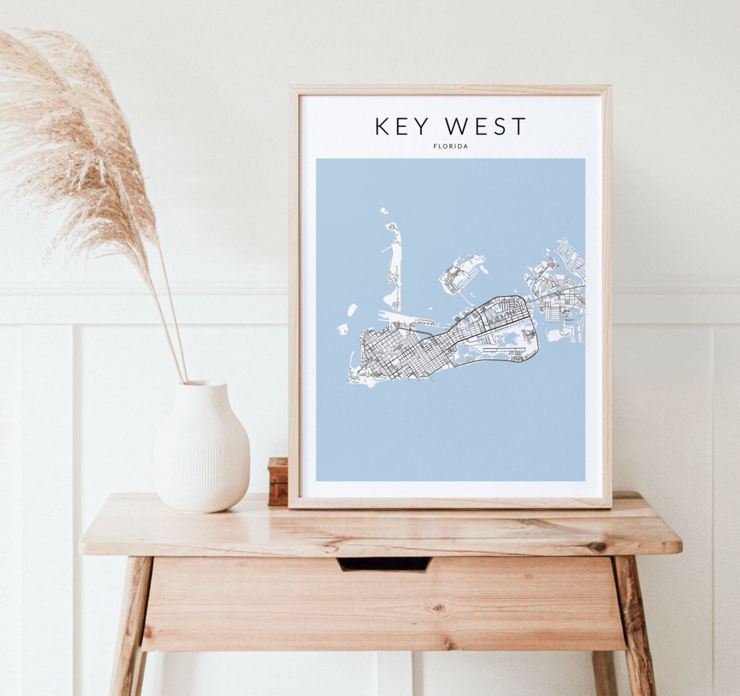 Key West Map Print