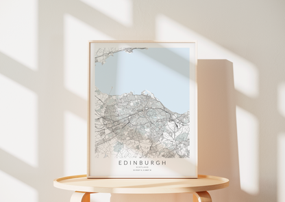 Edinburgh Map Print