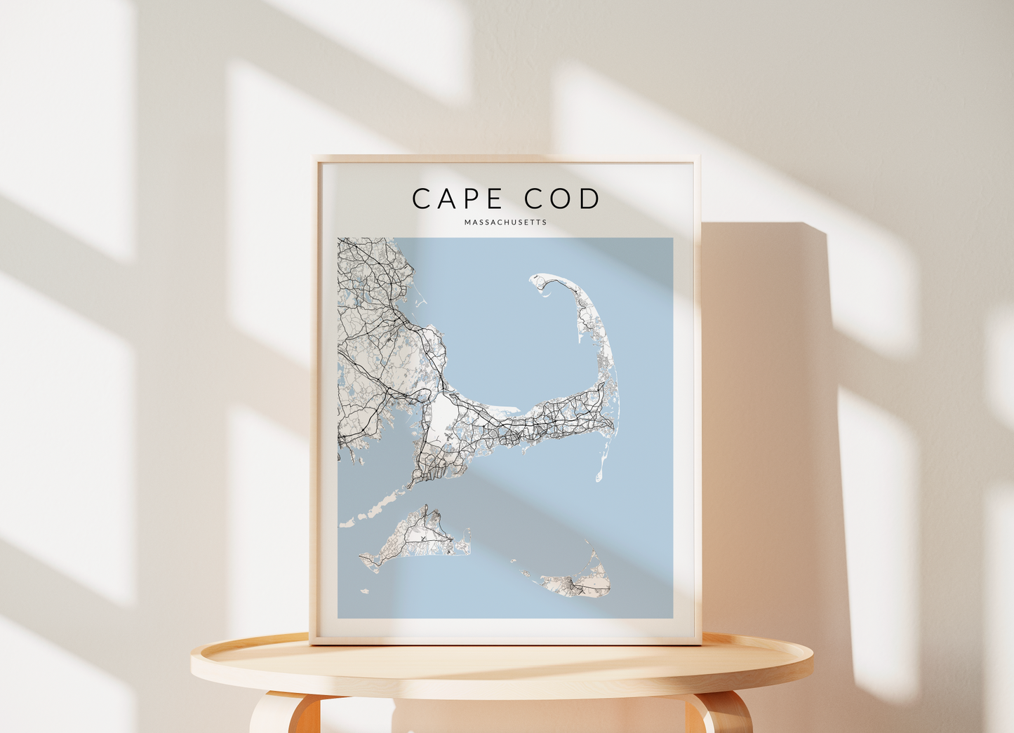 Cape Cod Minimalist Map Print