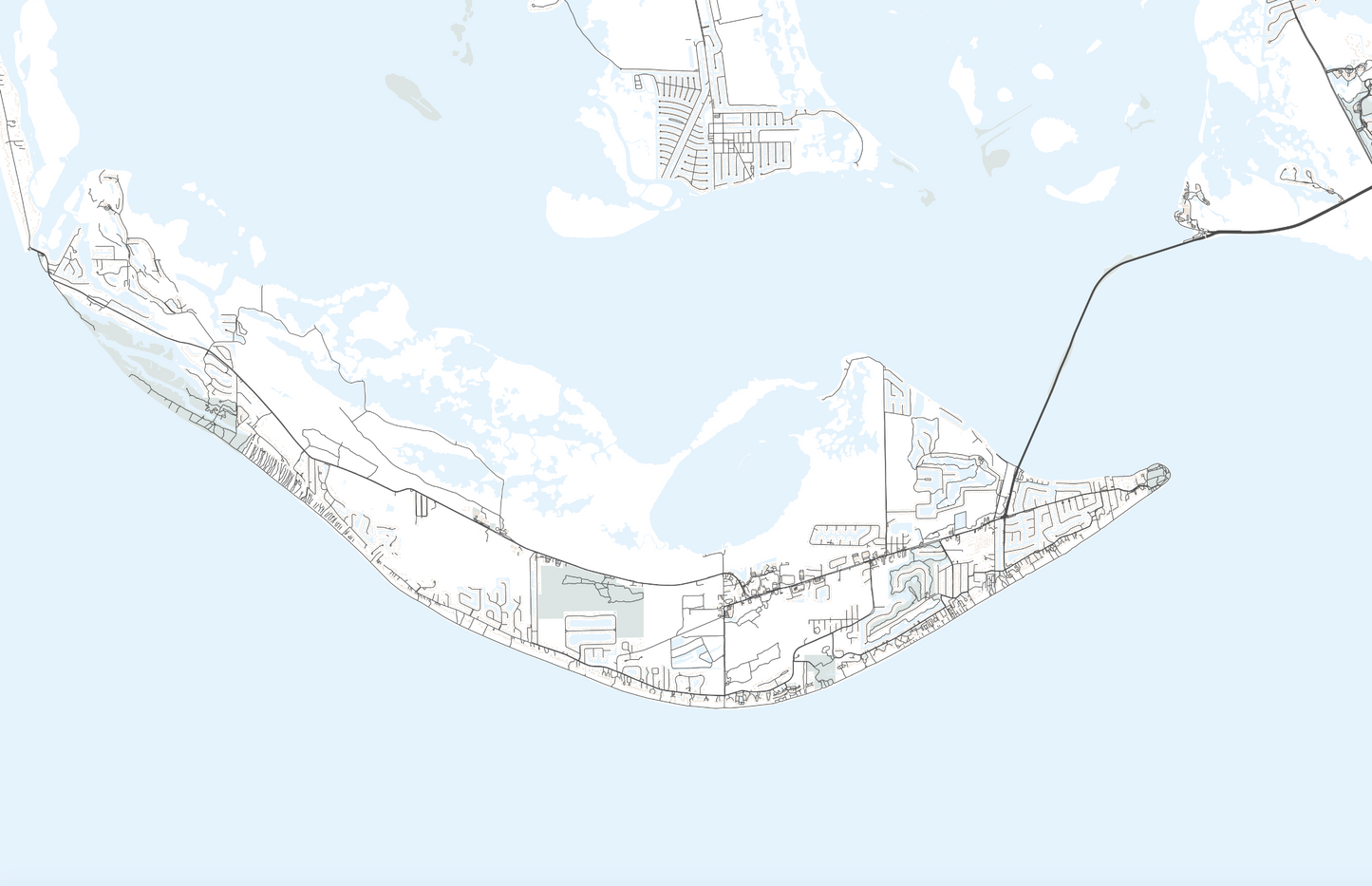street map of sanibel island