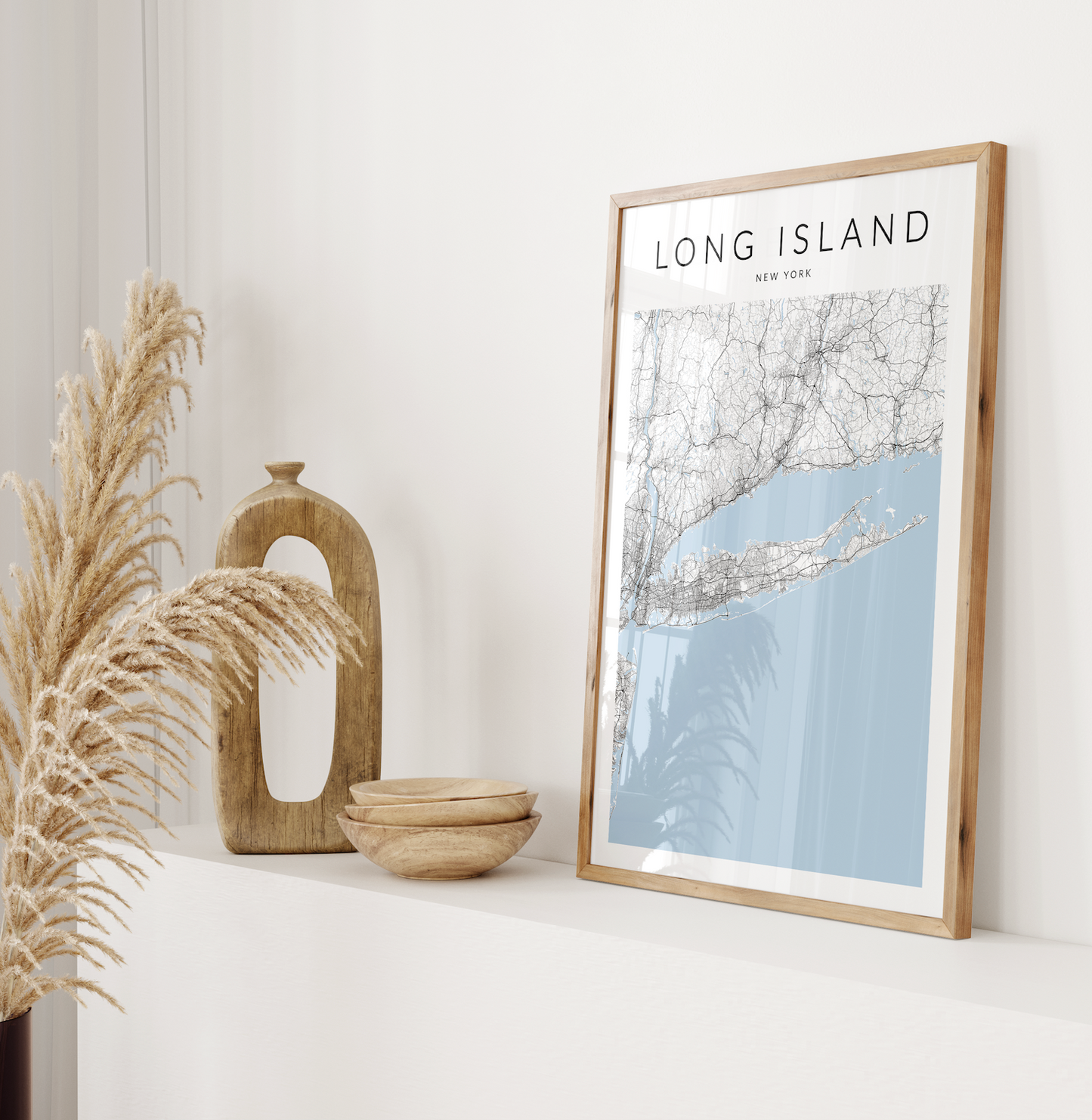 Long Island New York Map Print