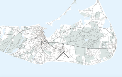 Nantucket Map Print