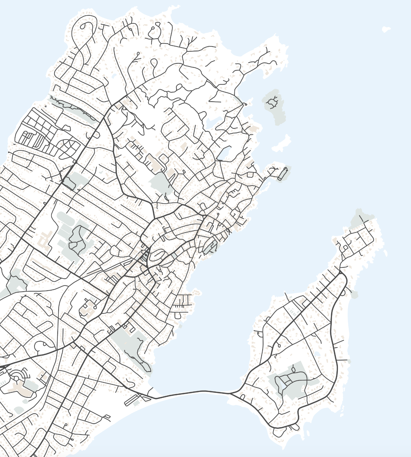 Marblehead Massachusetts Map Print