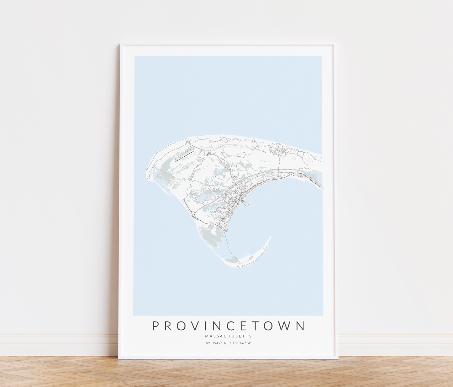 Provincetown Massachusetts Map Print