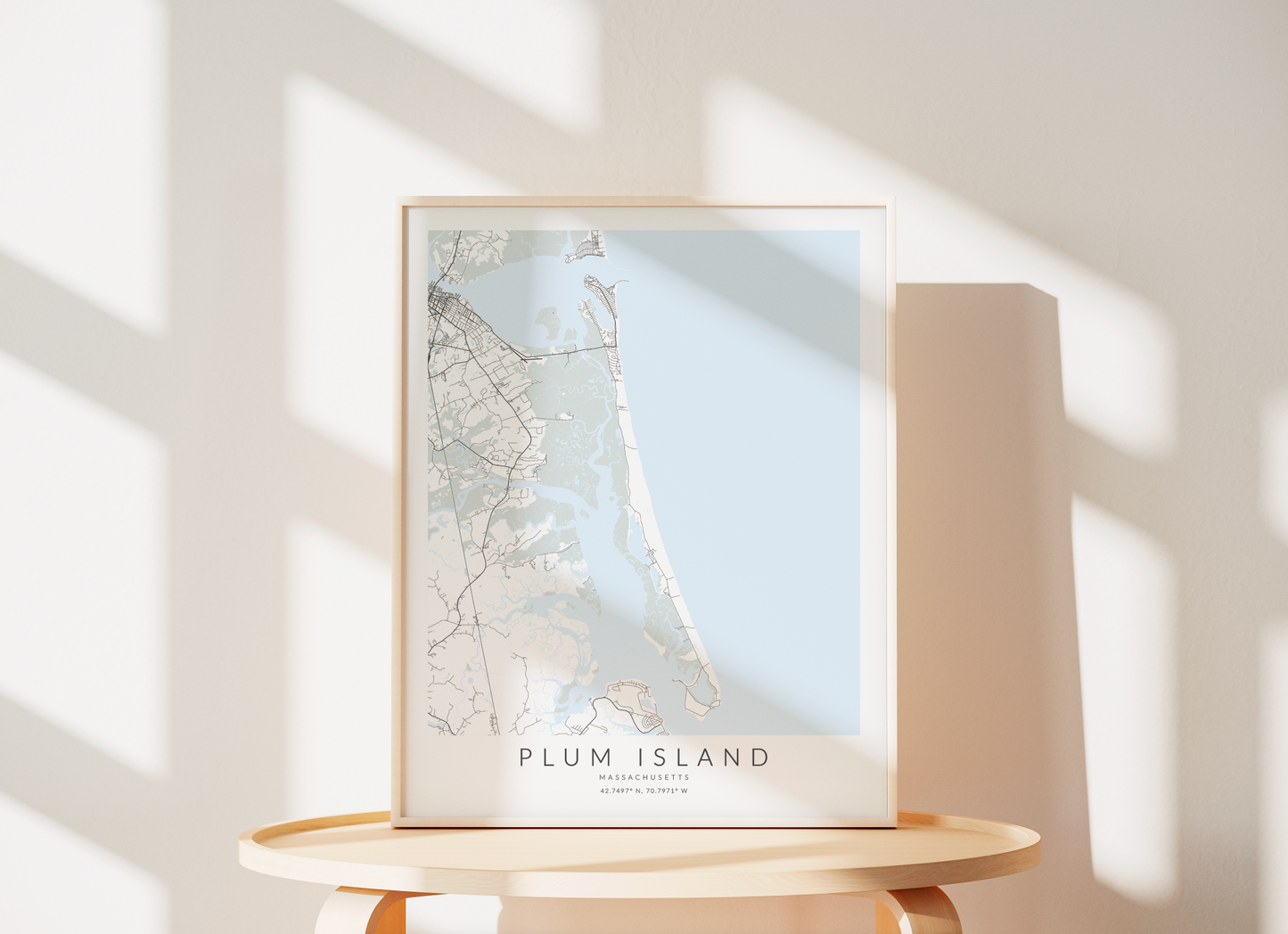 Plum Island Massachusetts Map Print