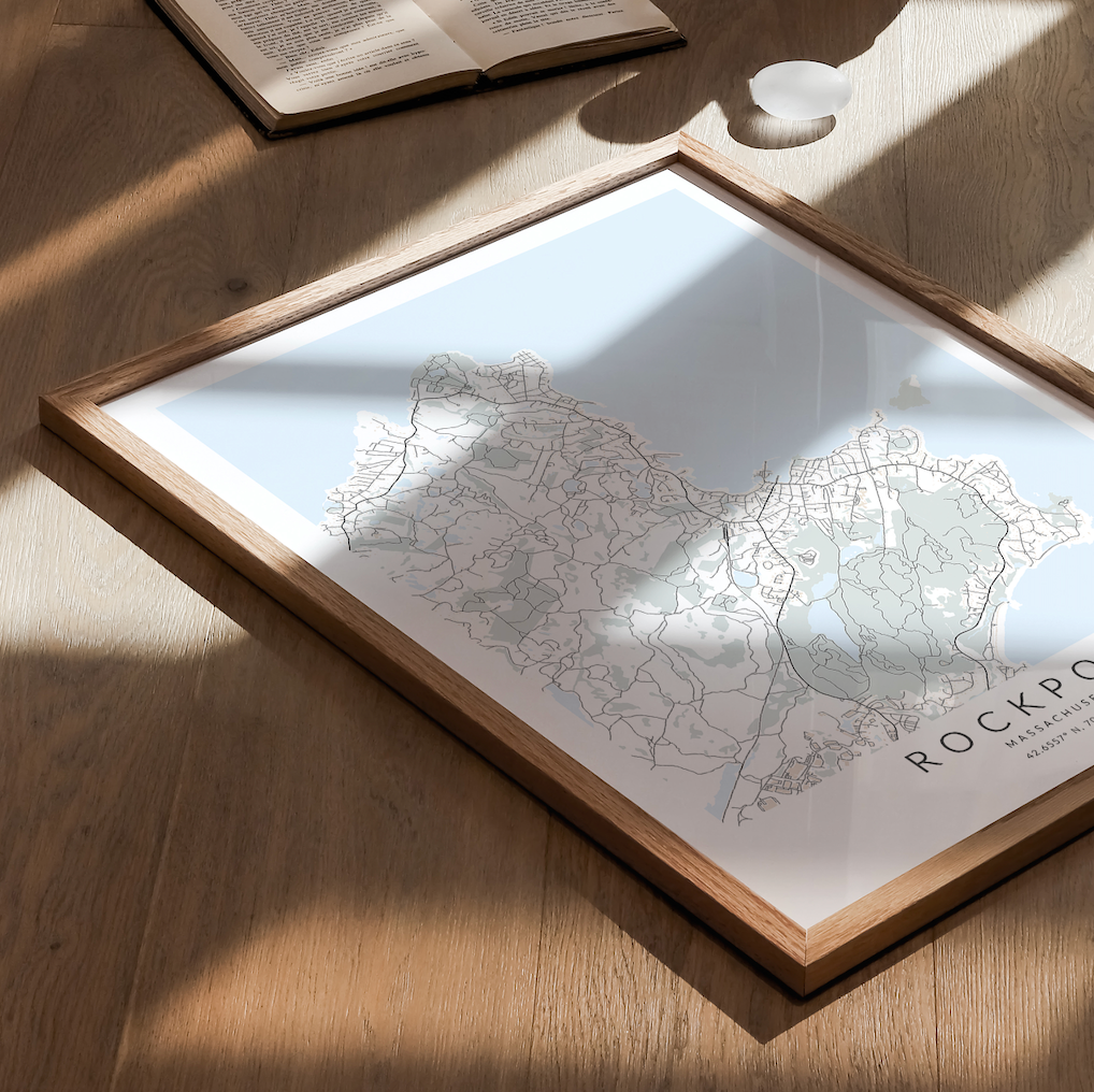 Rockport Massachusetts Map Print
