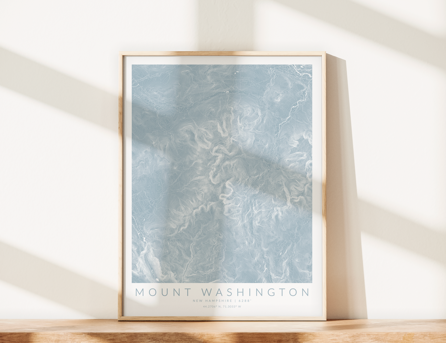 Mount Washington Map Print