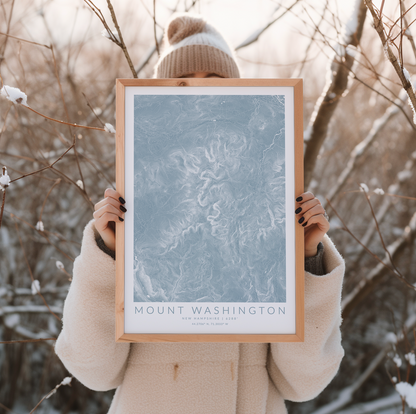 Mount Washington Map Print