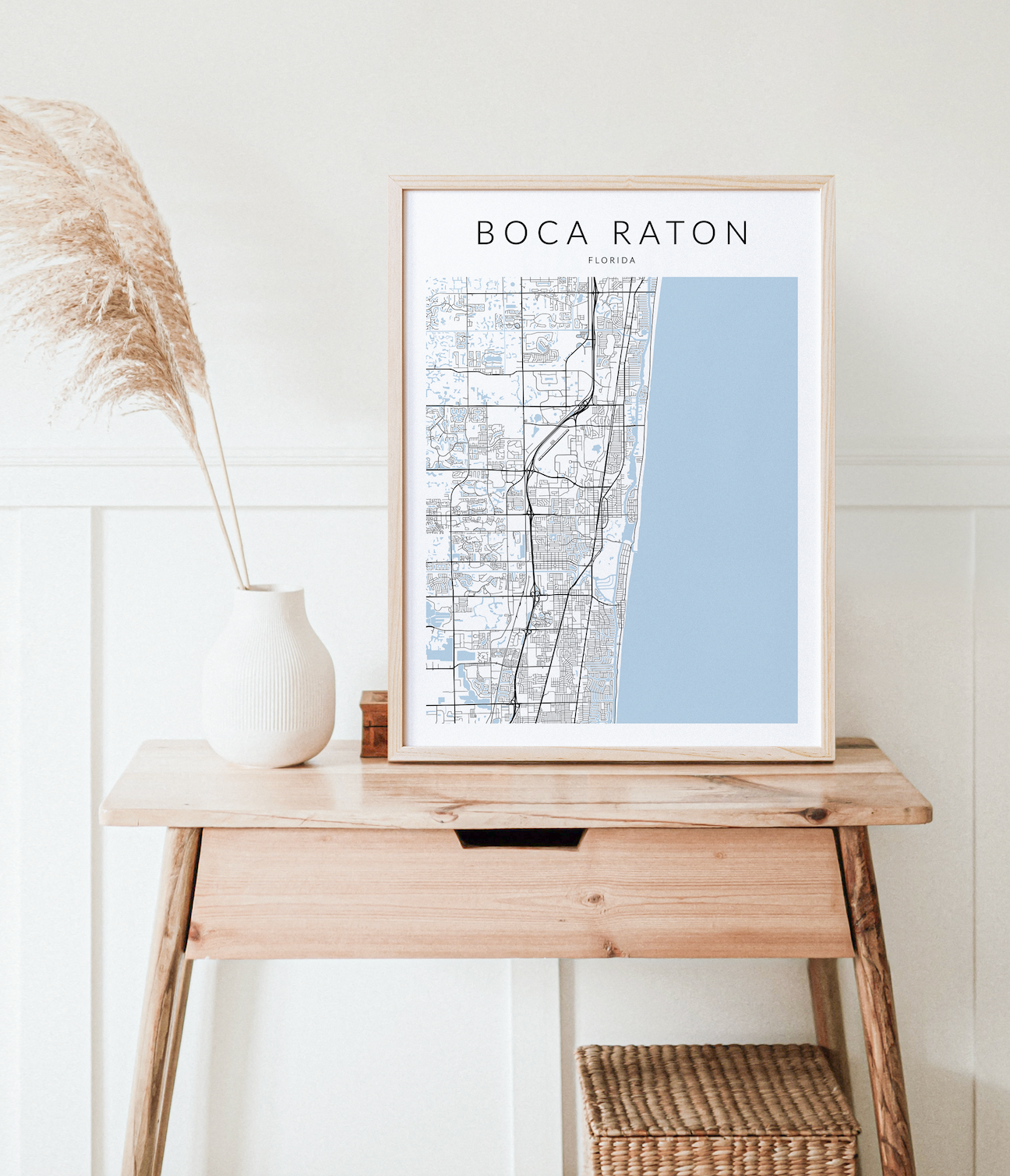 Boca Raton Map Print