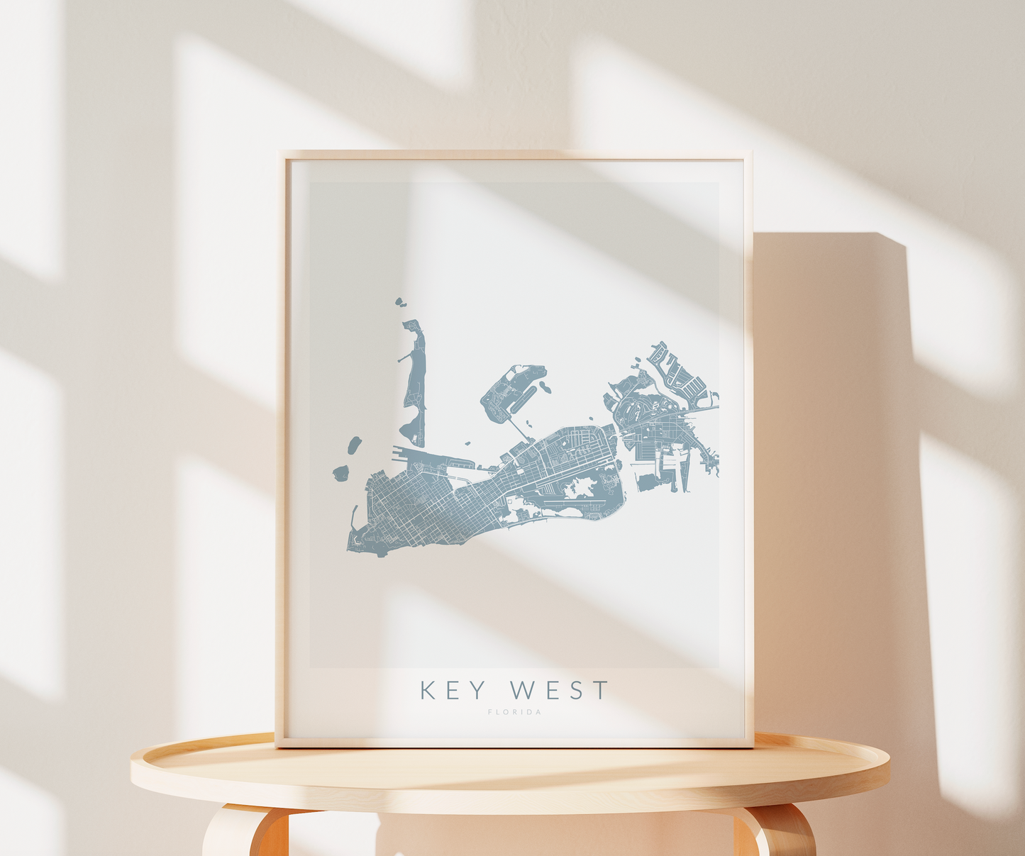 Key West Map Print