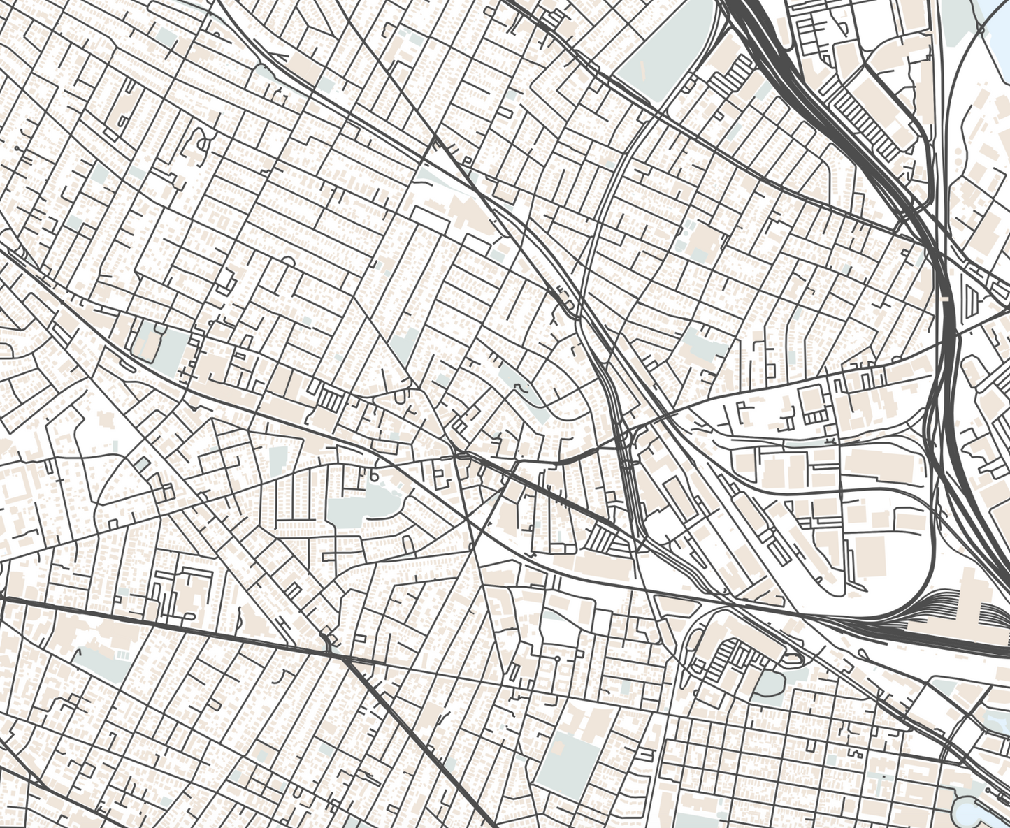 Somerville Map Print