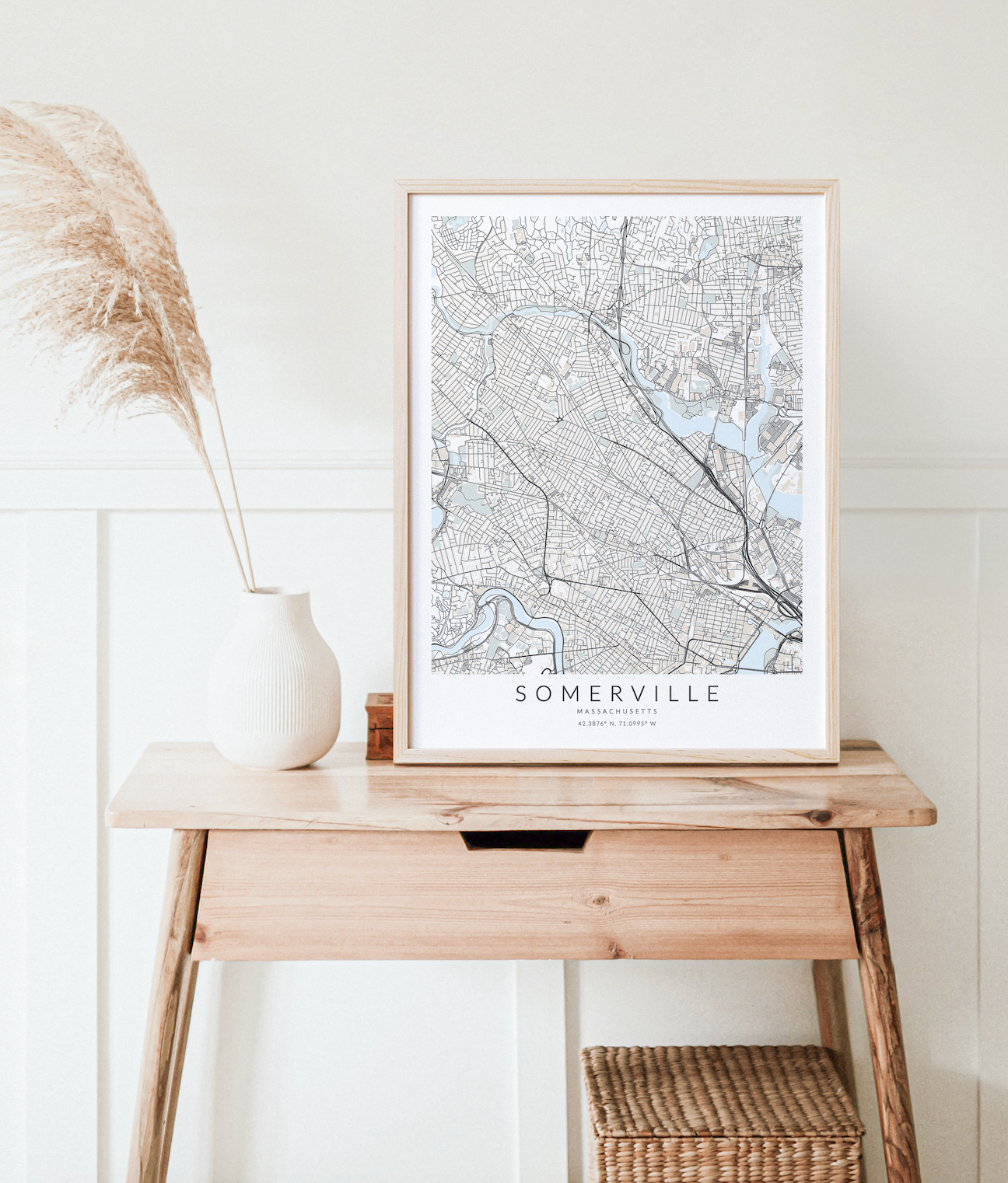 Somerville Map Print