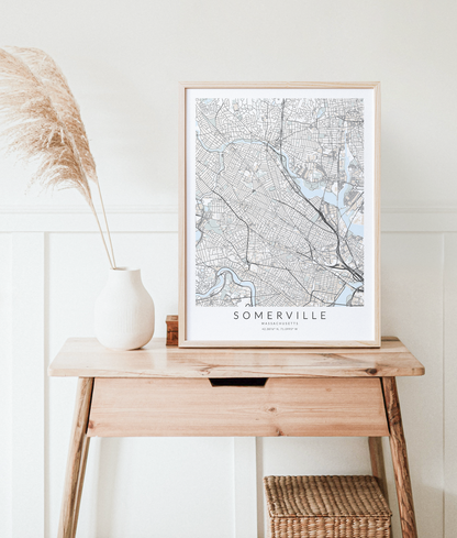 Somerville Map Print