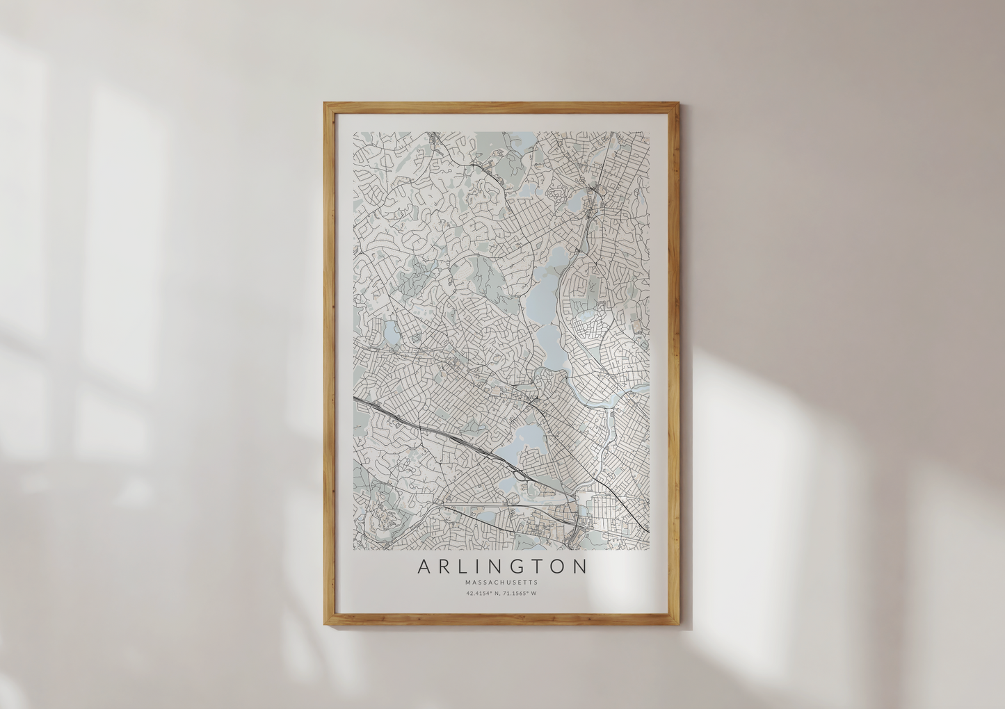 Arlington Map Print