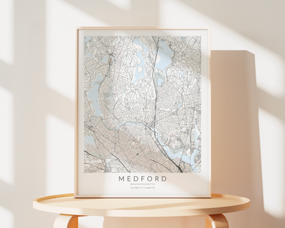 Medford Map Print