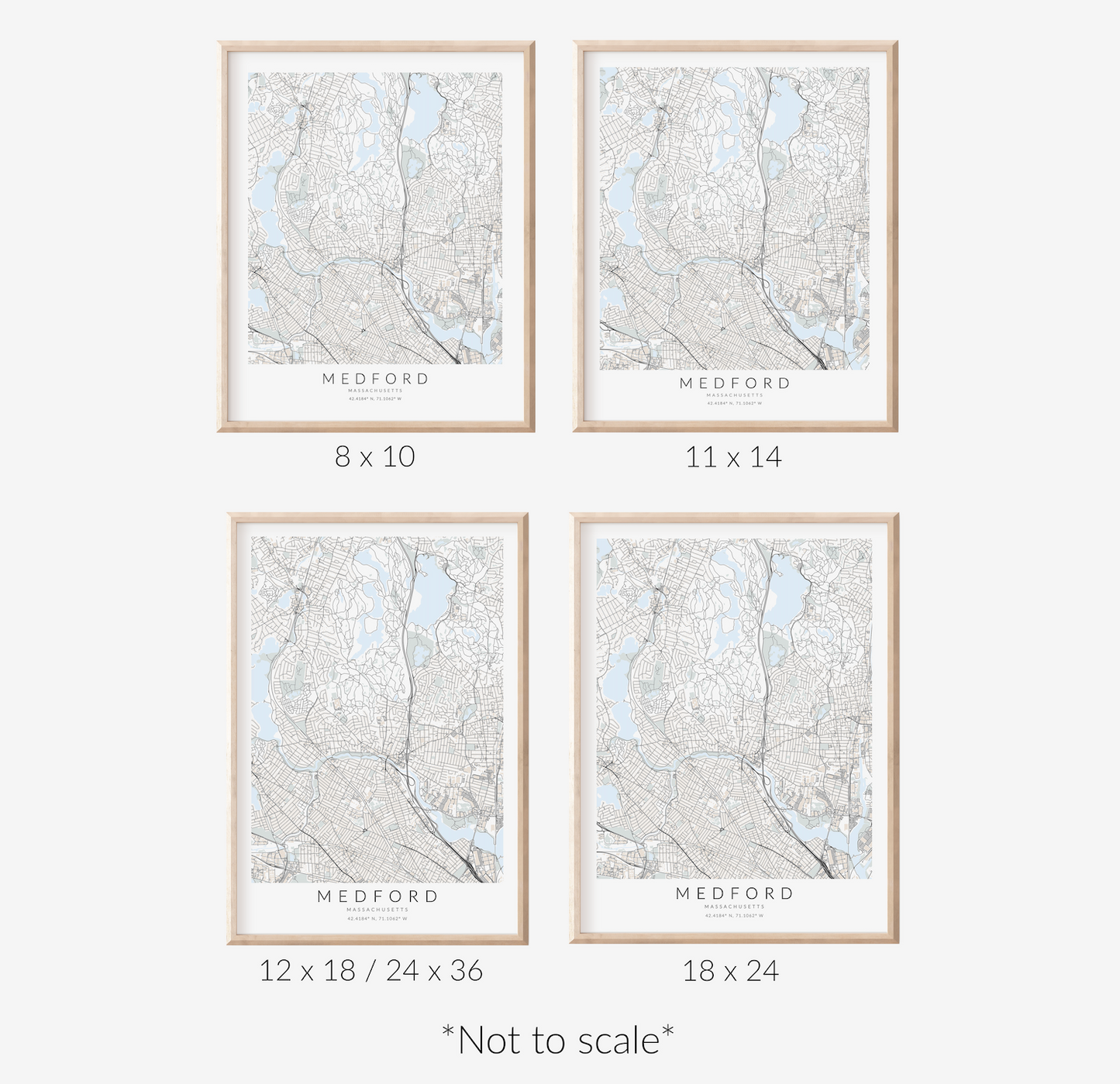 Medford Map Print