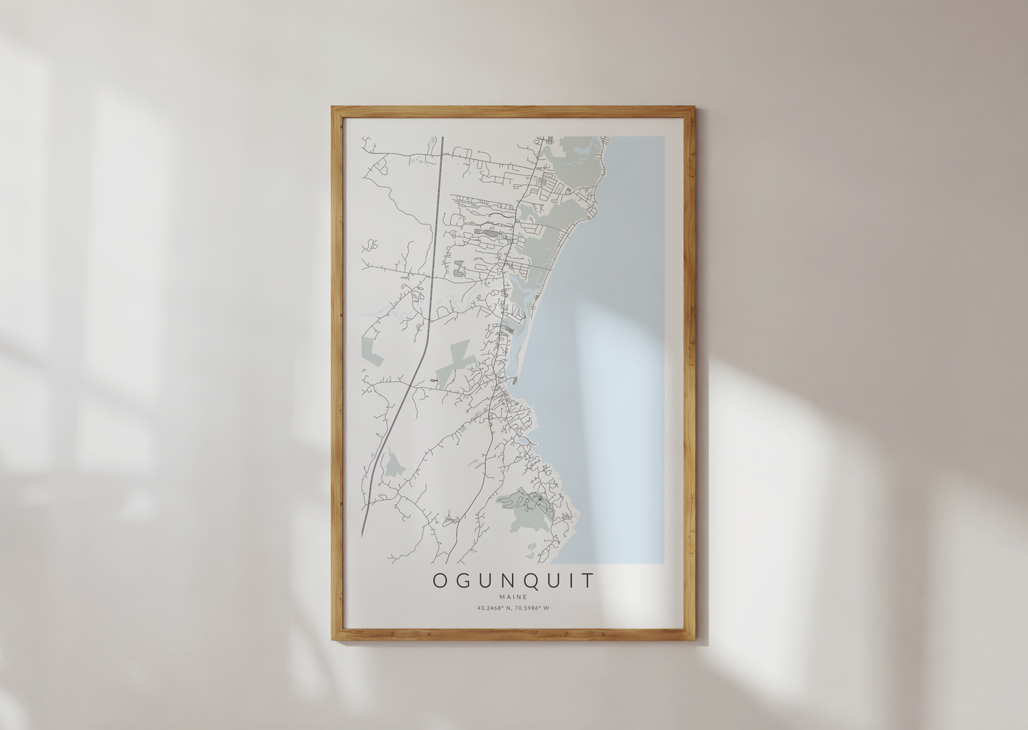 Ogunquit Map Print