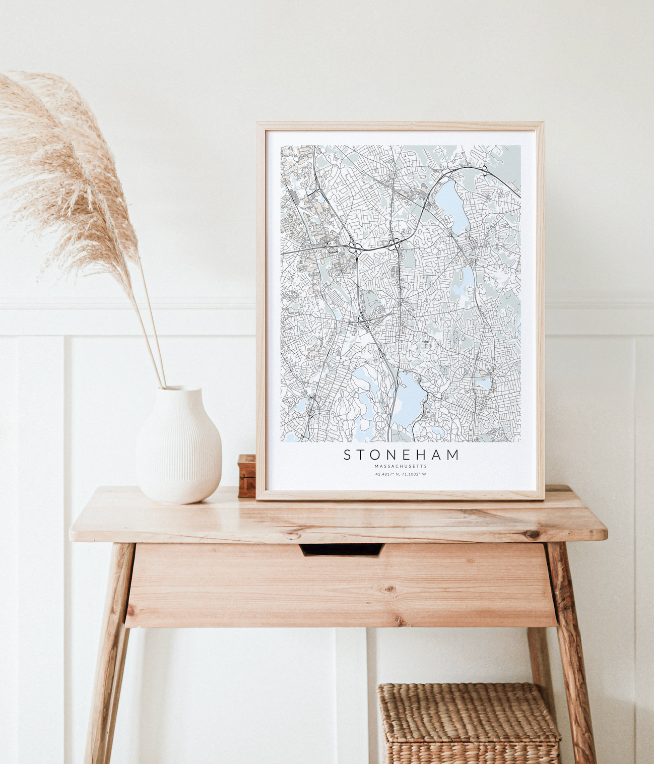 Stoneham Map Print