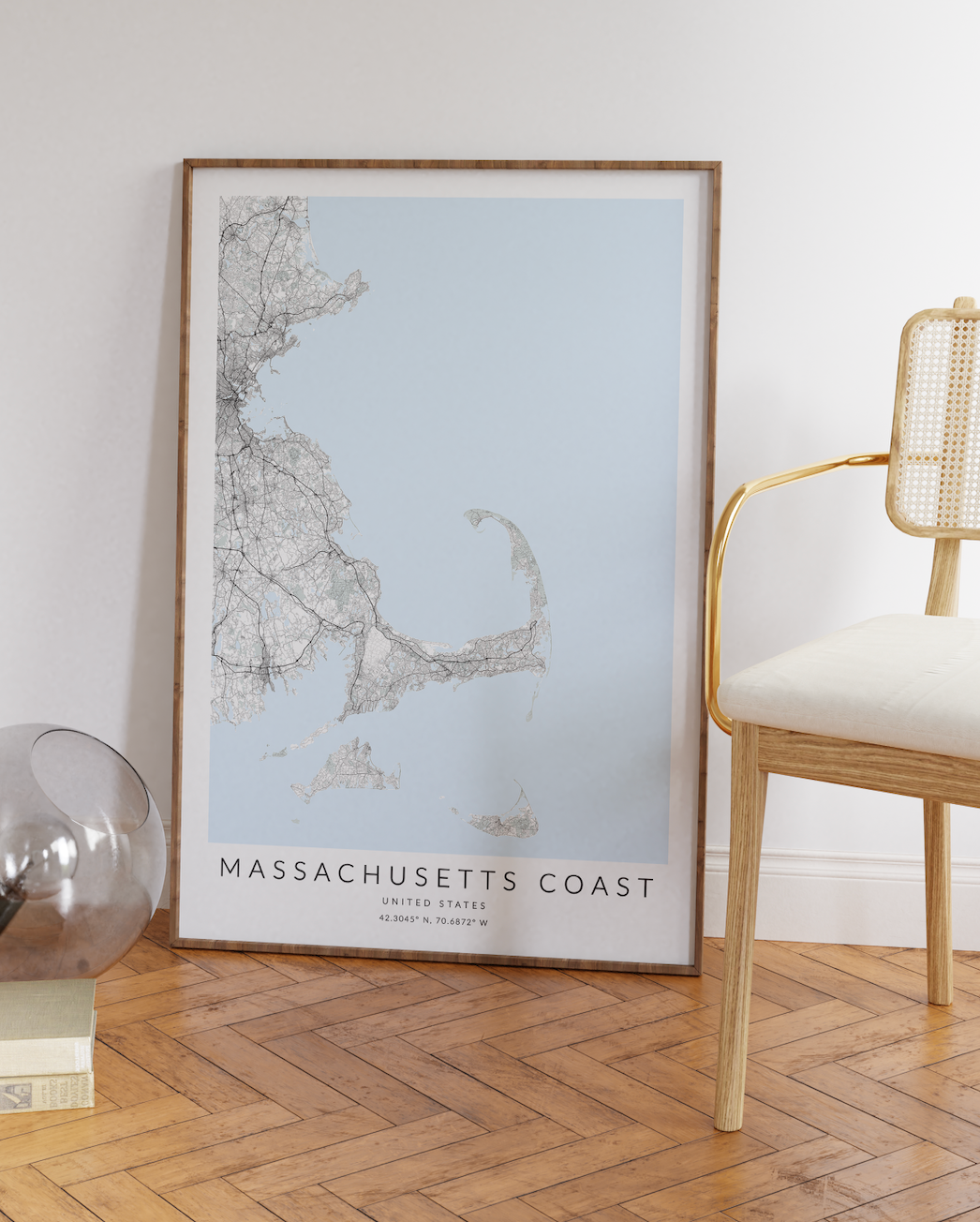 Massachusetts Coast Map Print VirtualMap   Screenshot2023 11 28at6.14.47PM 