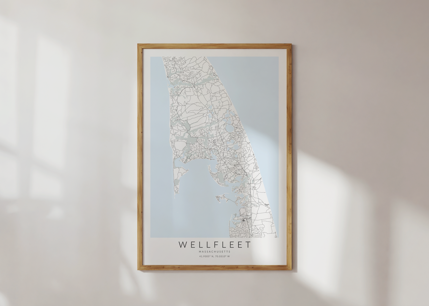 Wellfleet Map Print