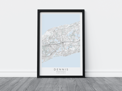 Dennis Map Print