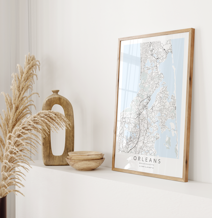 Orleans Map Print