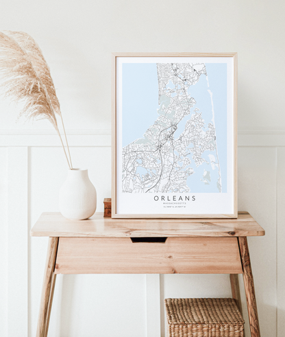 Orleans Map Print