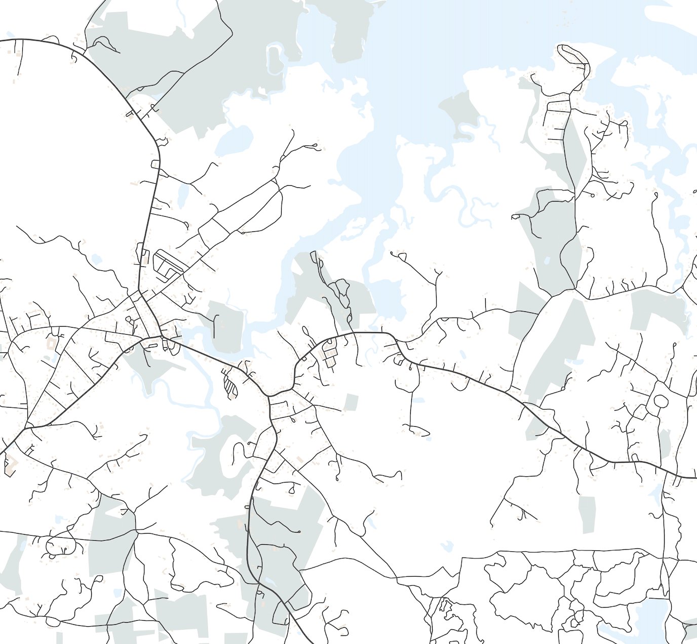 Essex Massachusetts Map Print