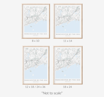 Manchester-by-the-Sea Map Print