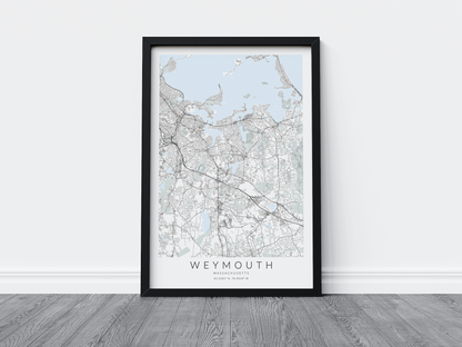Weymouth Map Print