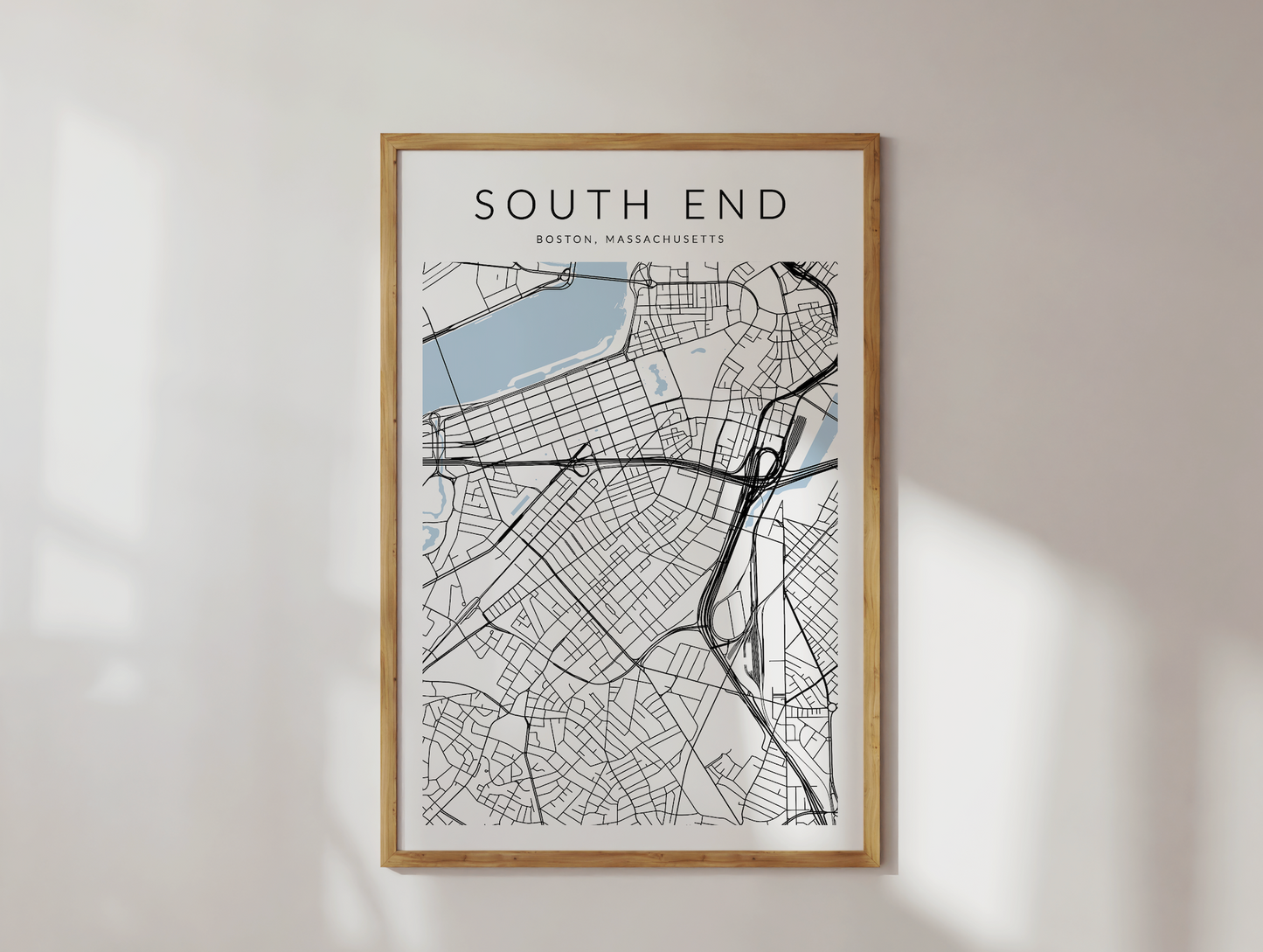 South End Map Print