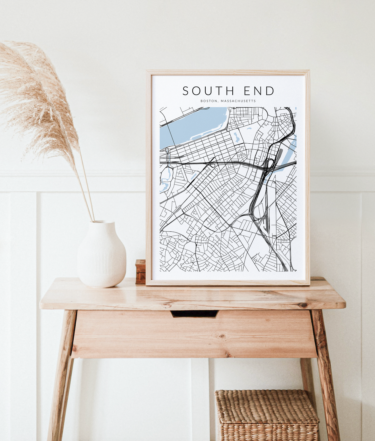 South End Map Print