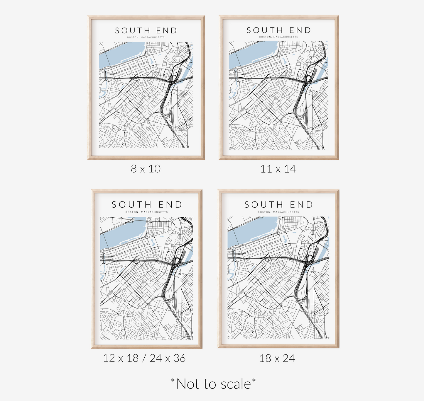 South End Map Print