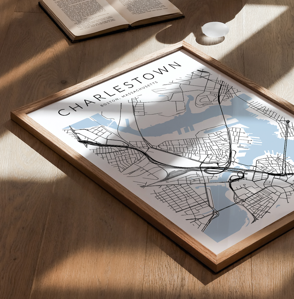 Charlestown Map Print