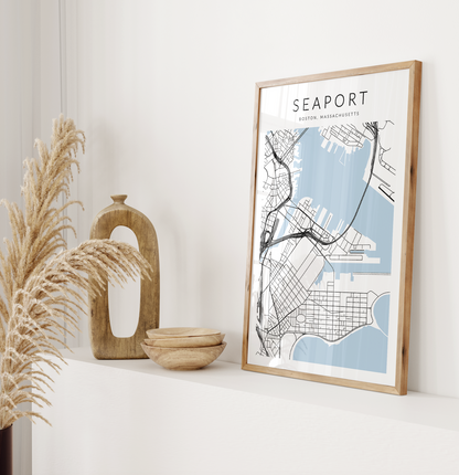 Seaport Map Print