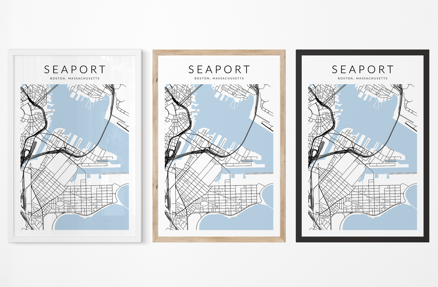 Seaport Map Print