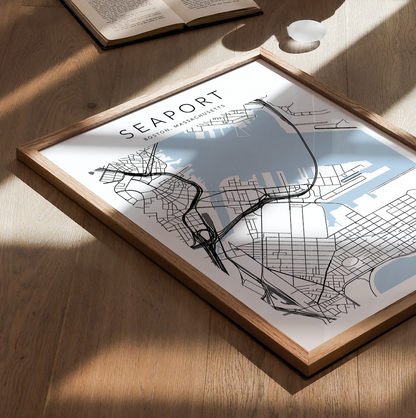 Seaport Map Print