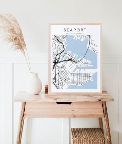 Seaport Map Print