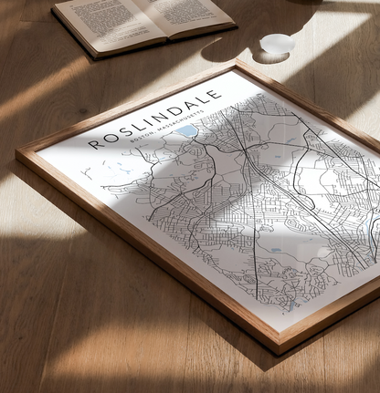 Roslindale Map Print