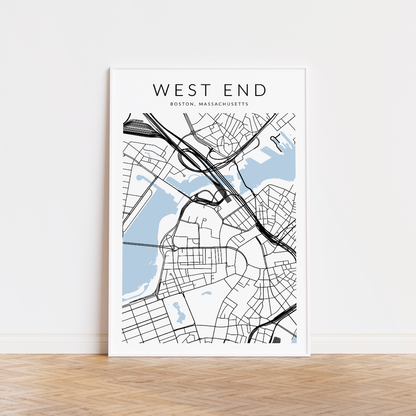 West End Map Print