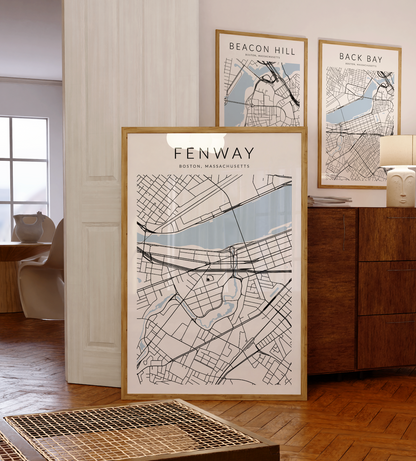 Fenway Map Print